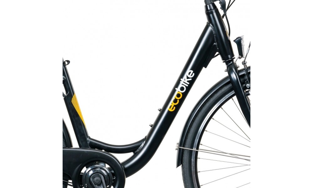 Rower miejski elektryczny Ecobike Basic czarny 28 250W 2019-17cali-bateria 13Ah