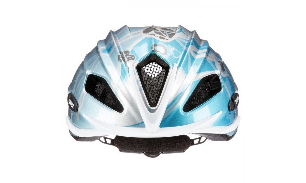 Kask Uvex Quatro junior błękitno-srebrny 50-55