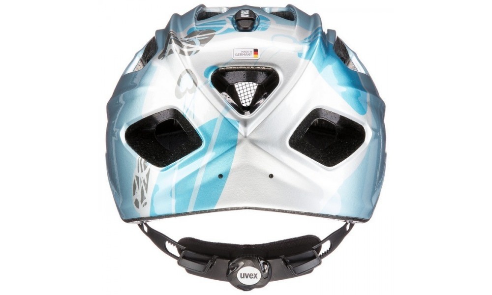 Kask Uvex Quatro junior błękitno-srebrny 50-55