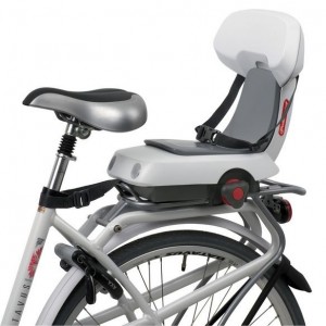 Fotelik Polisport Guppy Junior CFS na bagażnik szary 1