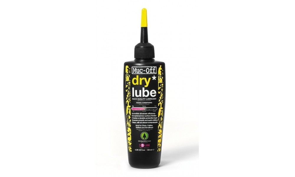 Olej Muc-Off dry lube do łańcucha 120ml-warunki suche i zmienne