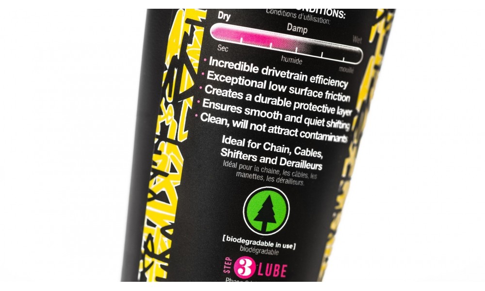 Olej Muc-Off dry lube do łańcucha 120ml-warunki suche i zmienne