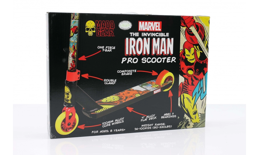 Hulajnoga Stunt Skuter Madd Extreme Marvel - Iron Man
