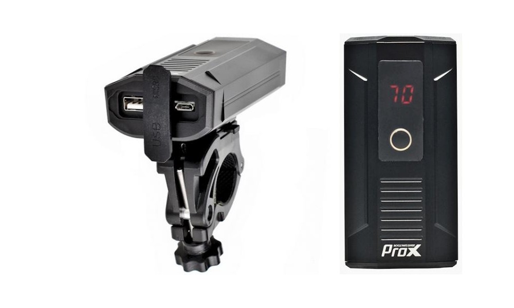 Lampa przednia Prox Hadar Powerbank 900Lm 5200mAh USB