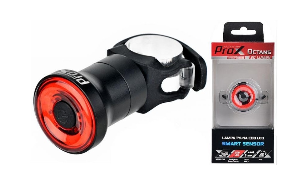 Lampa tył Prox Octans COB LED 30Lm USB