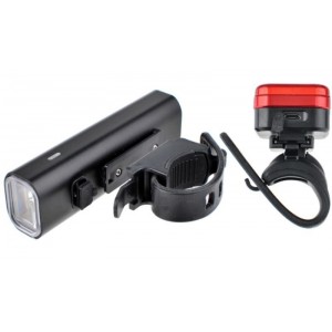 Lampa zestaw Prox Aero III SET 400Lm + Apus 30Lm USB 2