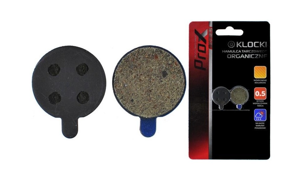 Klocki hamulcowe Prox organiczne ZOOM, ALHONGA, SNG BP-23