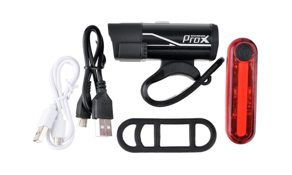 Zestaw Lamp Prox Hydra set 400 lumenów + tył Wega 40lm USB