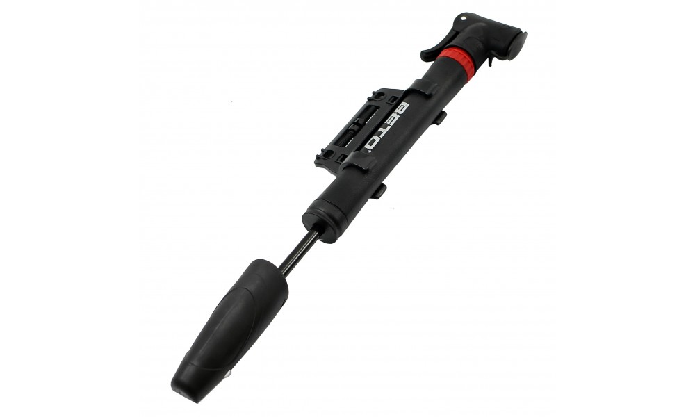 Pompka rowerowa Beto CLD-019T plast podwójna głowica