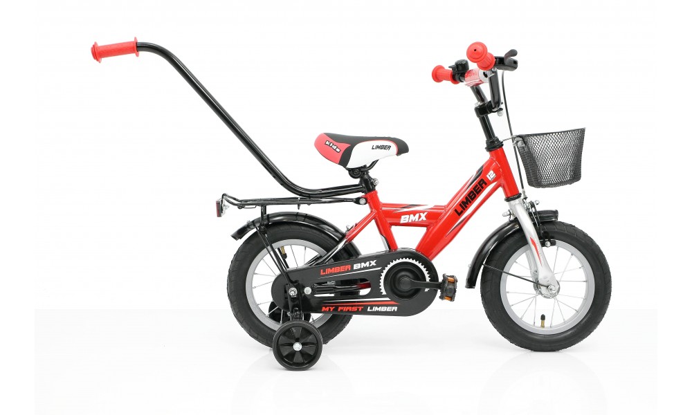 Rower dziecięcy Limber 12 Boy czerwono-biały 2019