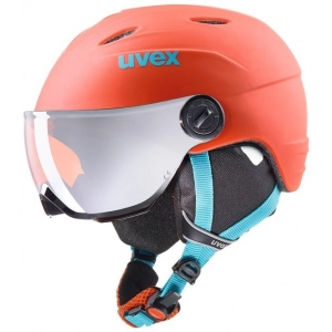 Kask narciarski Uvex Junior Visor Pro 52-54cm pomarańczowy 1