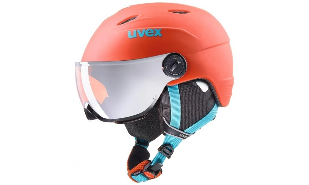 Kask narciarski Uvex Junior Visor Pro 52-54cm pomarańczowy