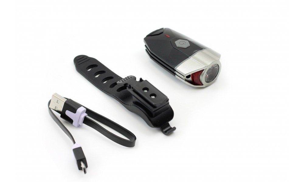 Lampa przód Azimut Radon 300lm 1xCREE XPG USB