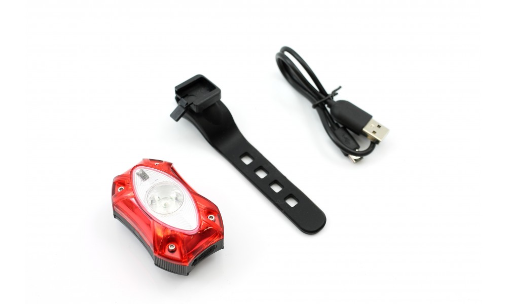 Lampa tył Azimut Potasium CREE XPE USB