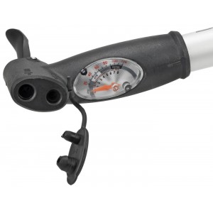 Pompka rowerowa Beto CLD-024NAG alu z manometrem 2