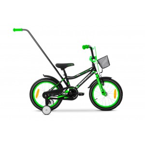 Rower dziecięcy Tabou Rocket Alu 14 czarny-zielony