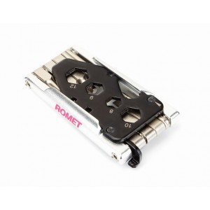 Klucze imbusowe Romet 19 funkcji - scyzoryk srebrny 2