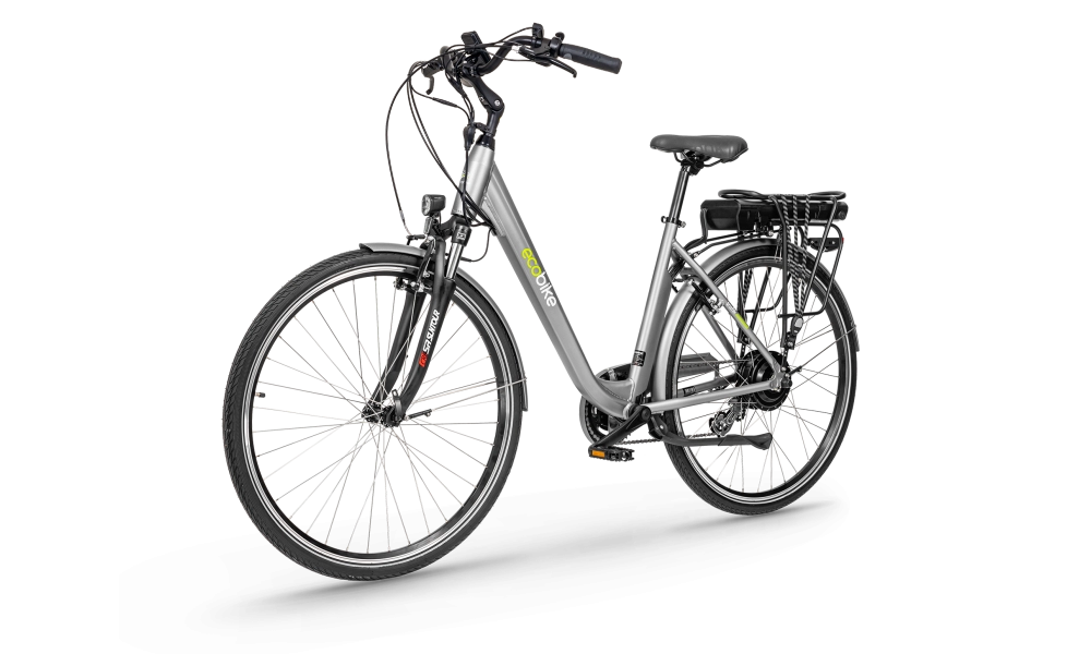 Rower miejski elektryczny Ecobike Traffic Grey Pro  16AH