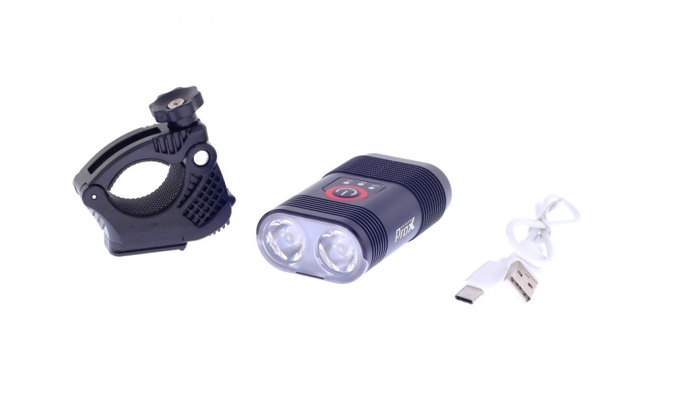 Lampa przód Prox Subra USB 600Lumenów 1800mAh