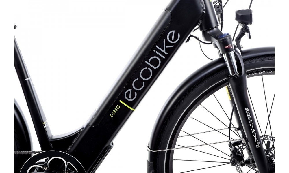 Rower crossowy elektryczny Ecobike X-Cross L black 2021-19cali-bateria 13Ah