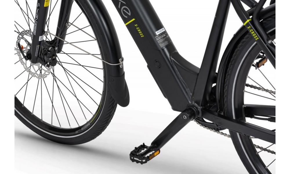 Rower crossowy elektryczny Ecobike X-Cross L black 2021-19cali-bateria 13Ah