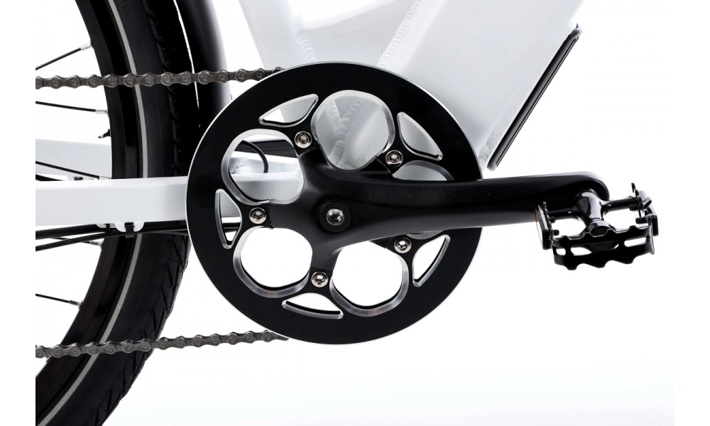 Rower crossowy elektryczny Ecobike X-Cross L white 2021-17cali-bateria 13Ah