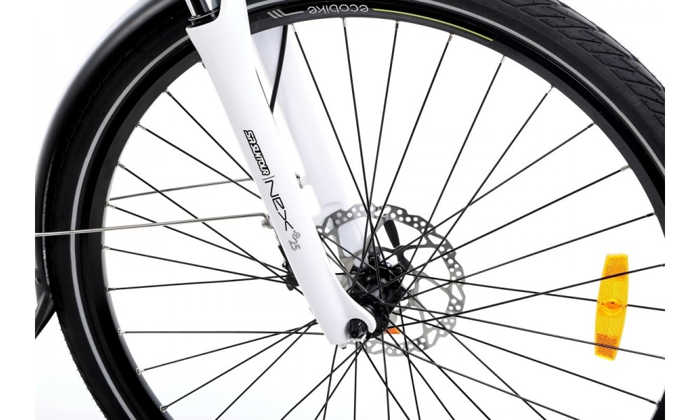 Rower crossowy elektryczny Ecobike X-Cross L white 2021-17cali-bateria 13Ah