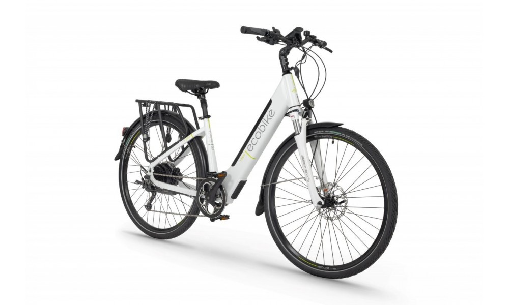 Rower crossowy elektryczny Ecobike X-Cross L white 2021-17cali-bateria 13Ah