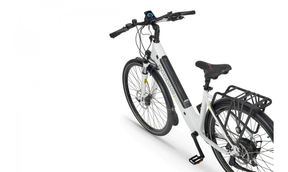 Rower crossowy elektryczny Ecobike X-Cross L white 2021-17cali-bateria 13Ah