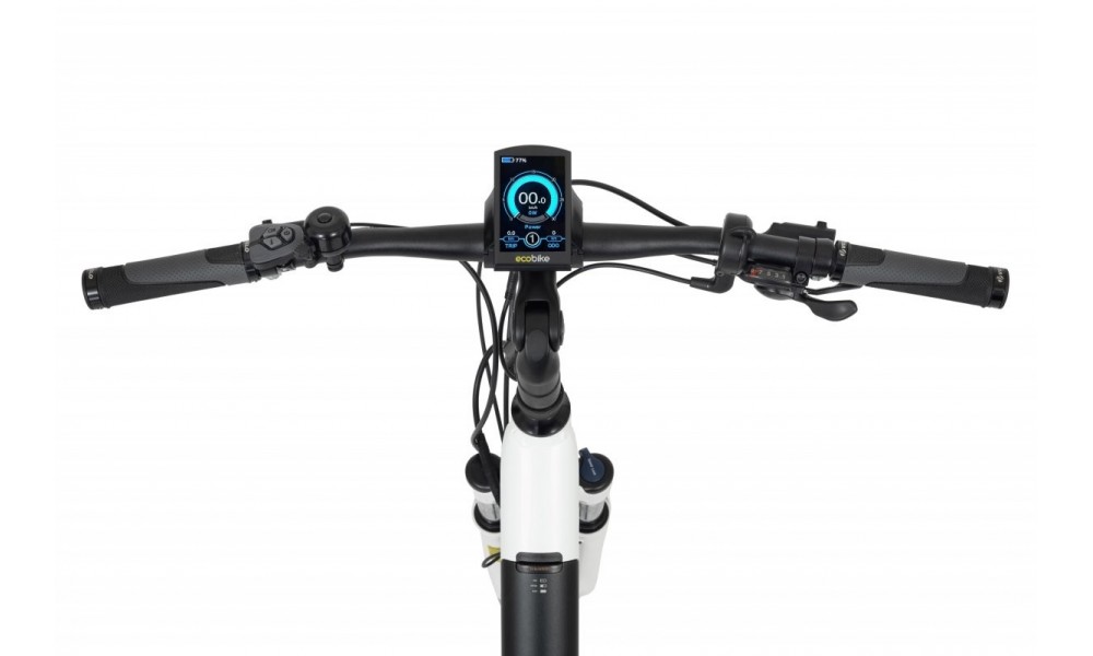 Rower crossowy elektryczny Ecobike X-Cross L white 2021-17cali-bateria 13Ah