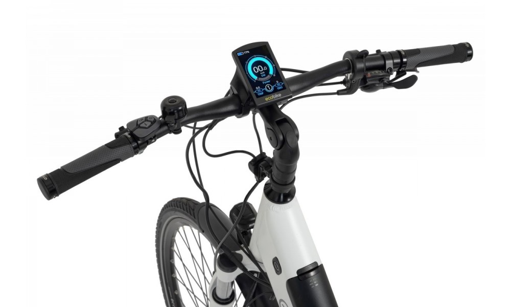 Rower crossowy elektryczny Ecobike X-Cross L white 2021-17cali-bateria 13Ah