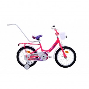 Rower dziecięcy Limber 16 Girl różowy-neon