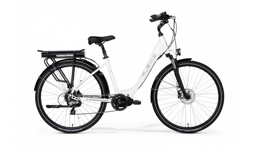 Rower miejski elektryczny M-Bike eCity 828 Lady 