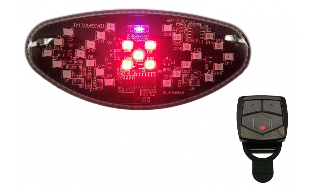 Lampa tył Azimut Turning LED USB kierunkowskazy na pilot