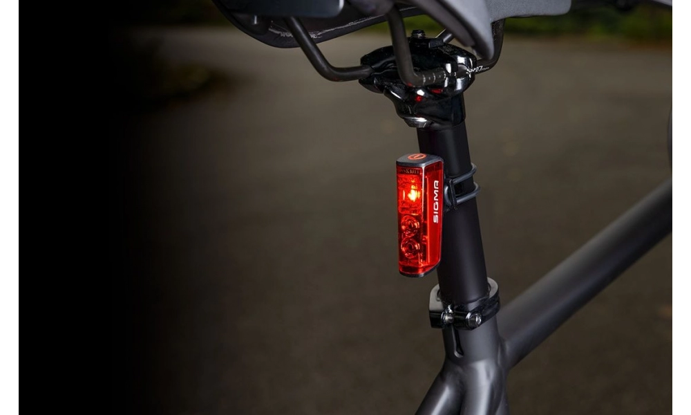 Lampa tył Sigma Blaze LED + Brake Light USB