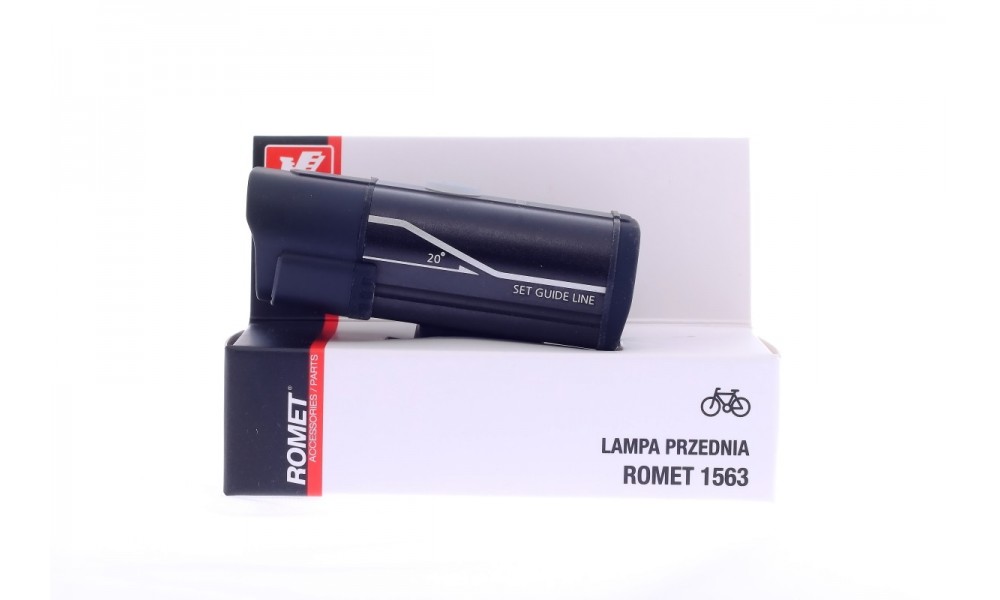 Lampa przód Romet 1563 300lm USB