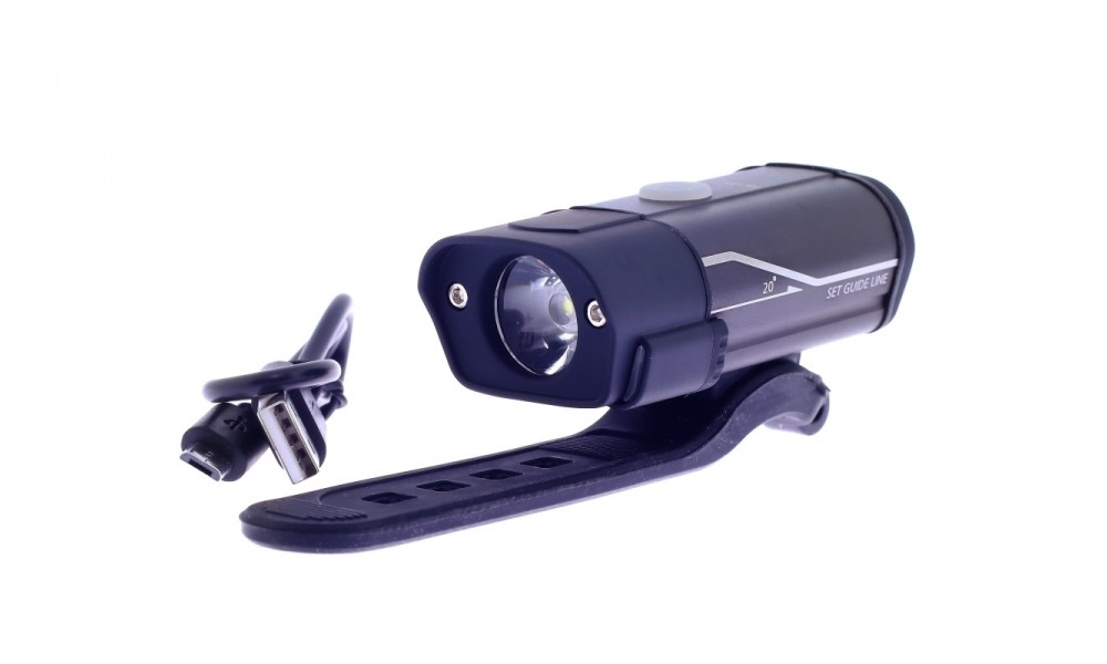 Lampa przód Romet 1563 300lm USB