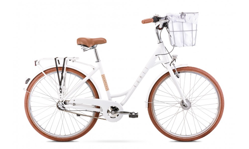 Rower miejski Romet Pop Art Classic - biały