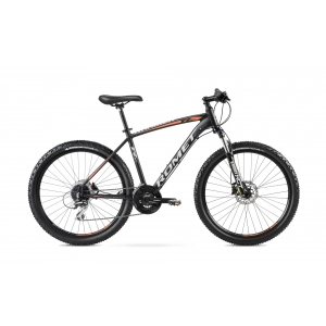 Rower górski Romet Rambler R6.4 2022 - czarno-pomarańczowy