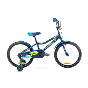 Rower dziecięcy Romet Tom 20 2022 - niebiesko-zielony