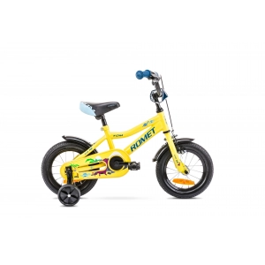 Rower dziecięcy Romet Tom 12 2022 - żółto-niebieski
