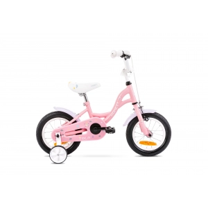Rower dziecięcy Romet Tola 12 2022 - różowo-biały 1