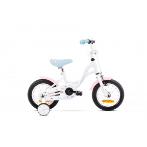 Rower dziecięcy Romet Tola 12 2022 - biały-turkusowy