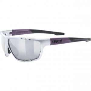 Okulary Uvex Sportstyle 706 srebrno-śliwkowy