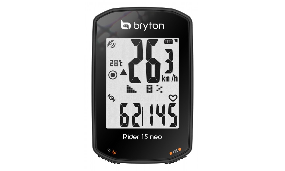 Komputer rowerowy Bryton Rider 15 neoE