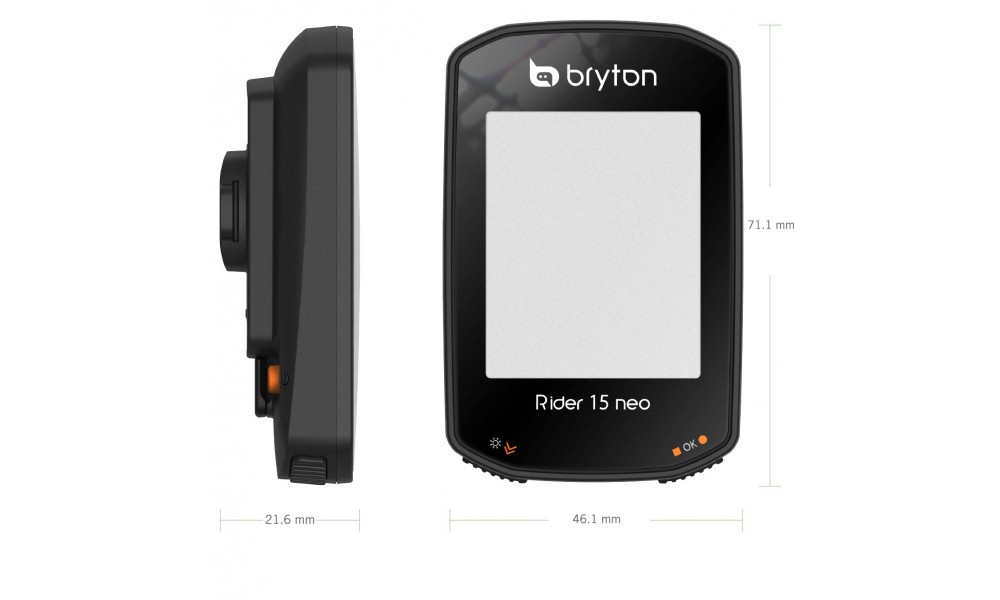 Komputer rowerowy Bryton Rider 15 neoE