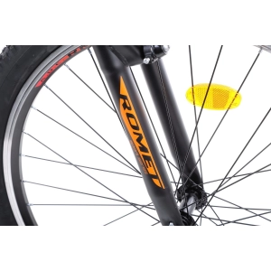 Rower górski Romet Rambler R6.0 2022 - czarno-pomarańczowy 2