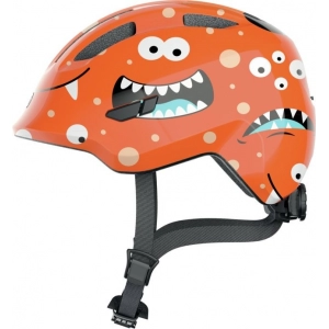 Kask rowerowy Abus Smiley 3.0 - pomarańczowy - wzór