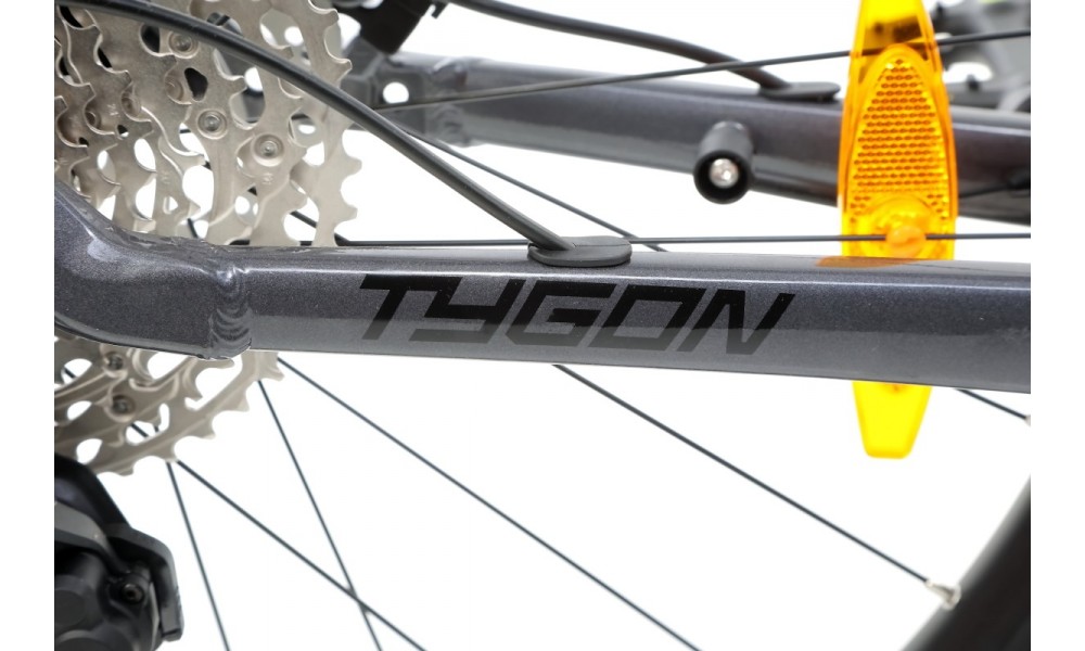 Rower górski elektryczny Kellys Tygon R90  - szary-czarny