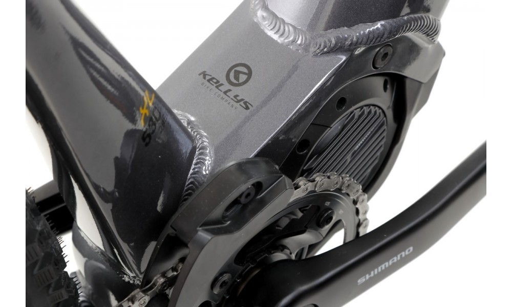 Rower górski elektryczny Kellys Tygon R90  - szary-czarny